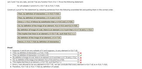 Solved Let X And Y Be Any Sets And Let F Be Any Function Chegg