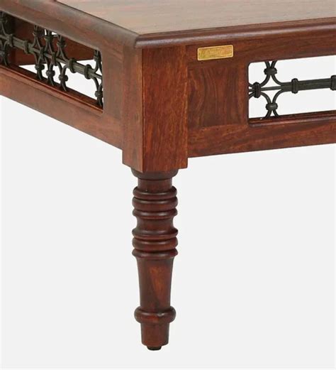 Stafford Sheesham Wood Coffee Table In Honey Finish Haroth