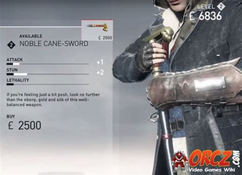 Assassin S Creed Syndicate Noble Cane Sword Orcz The Video