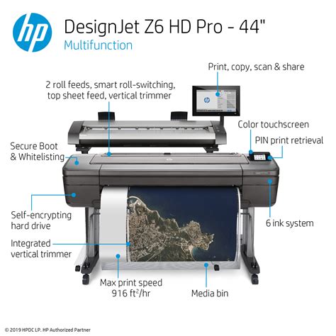 Hp Designjet Z6 Hd Pro Large Format Multifunction Graphics Printer 44