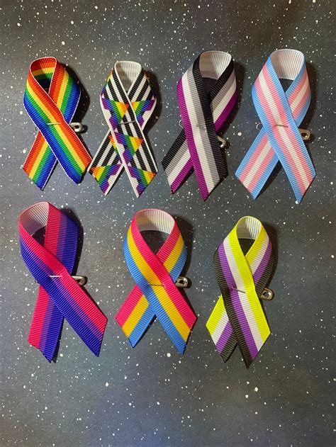 Pride Support Ribbons Etsy