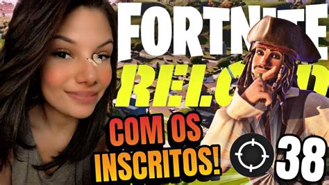 Fortnite Reload Batendo Recorde De Kills Jogando Os Inscritos Live