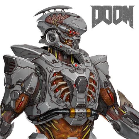 Doom Mp Cyberdemonic Armor Set Emerson Tung Armor Concept Doom Armor