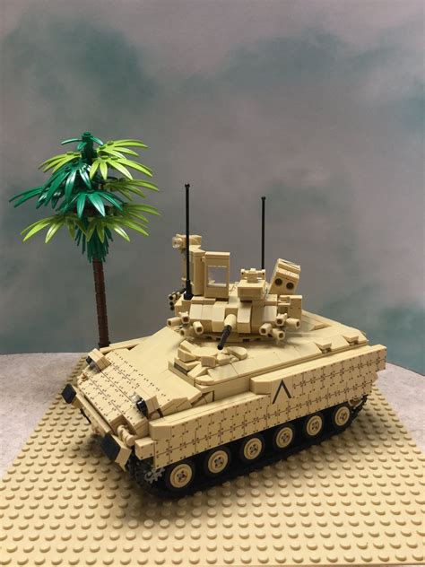 M2m3 Bradley Fighting Vehicle Lego Military Lego Army Cool Lego