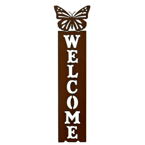 Butterfly Welcome Sign 199 Rustic Ironwerks Rustic Iron Decor