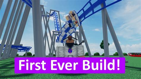 Building My First Flying Coaster Theme Park Tycoon Roblox Youtube