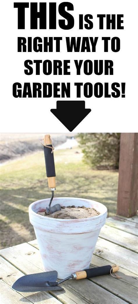 Storing Garden Tools In 2024 Storing Garden Tools Garden Tool Storage Small Garden Tools