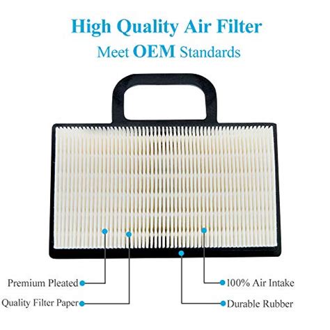 HEYZLASS 2Pack 499486S 698754 Air Filter With Pre Cleaner 47 OFF