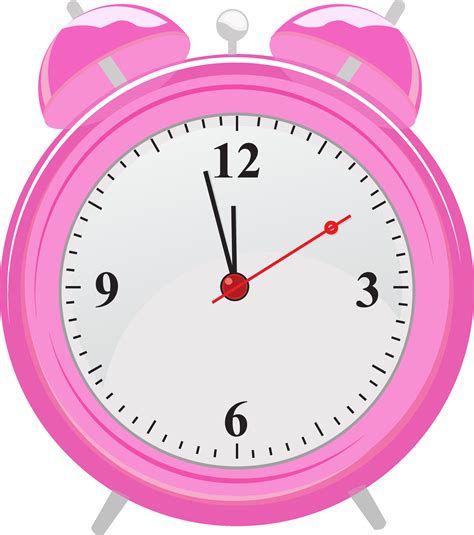 Illustration Of Pink Alarm Clock 24835660 Vector Art At Vecteezy