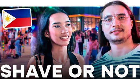 Filipinas Prefer To Shave Bikini Area Youtube