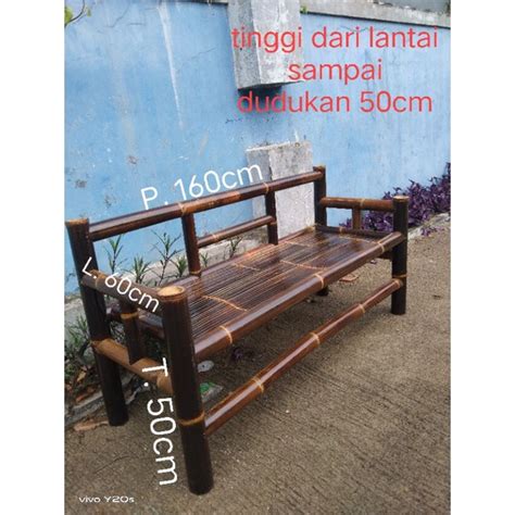 Jual Bale Bambu Hitam Wulung Bale Santai Bale Unik Bale Minimalis