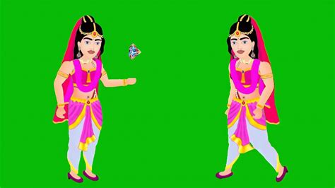 जामवंती कार्टून कैरेक्टर ग्रीन स्क्रीन Green Screen Cartoon Character