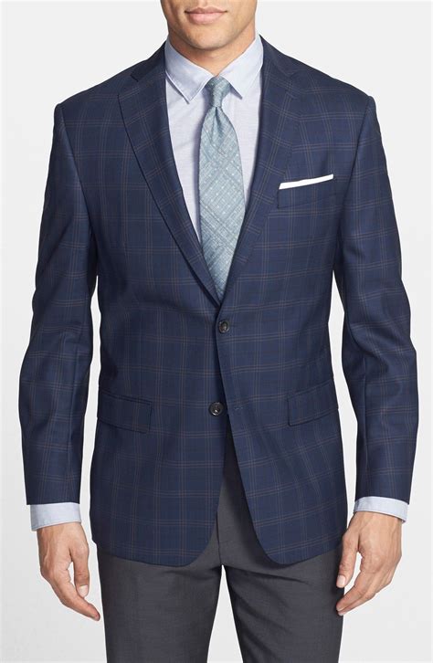 Free Shipping And Returns On Michael Kors Trim Fit Plaid Wool Sport