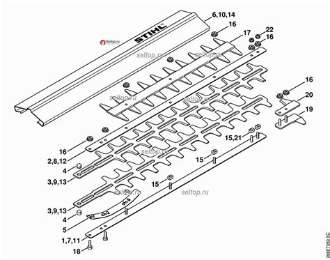 Explore The Components Of The Stihl Hs With A Parts Diagram