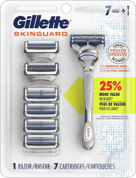 Amazon Gillette Skinguard Mens Razor Includes Handle Razor