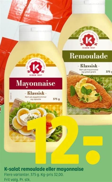 K Salat Mayonnaise Tilbud Hos Coop 365