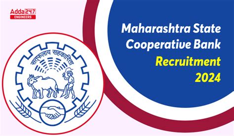 Maharashtra State Cooperative Bank Recruitment 2024 Out 25 Vacancies