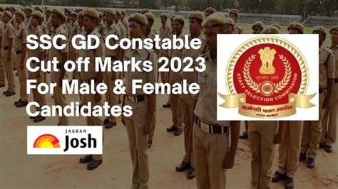 Ssc Gd Constable Cut Off Out Category Wise Cut Off Marks Pdf