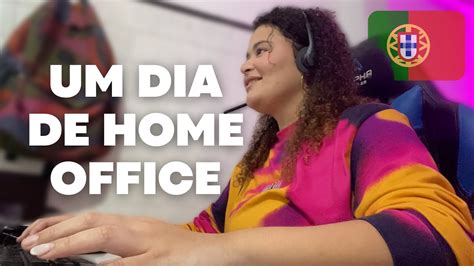 Como é ter um trabalho remoto em Portugal VLOG HOME OFFICE MINHA