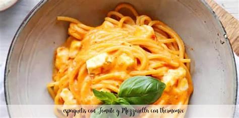 Spaghetti Con Pomodoro E Mozzarella Con Bimby Ricette Bimby