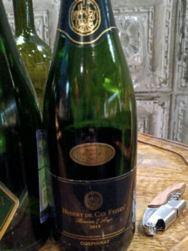 Huguet De Can Feixes Corpinnat Reserva 7 Anys Brut Nature Vivino US