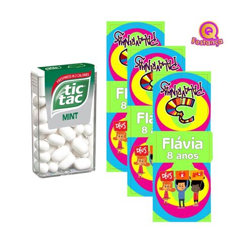 Adesivo Para Tic Tac Palavrinhas Elo Produtos Especiais