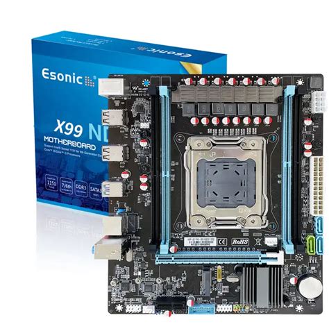 Esonic Placa Base X99 Para Servidor De PC 4xDDR4 Compatible Con Core