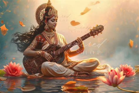 ISS Hindu Goddess Saraswati 4 Inspired Stock Shop