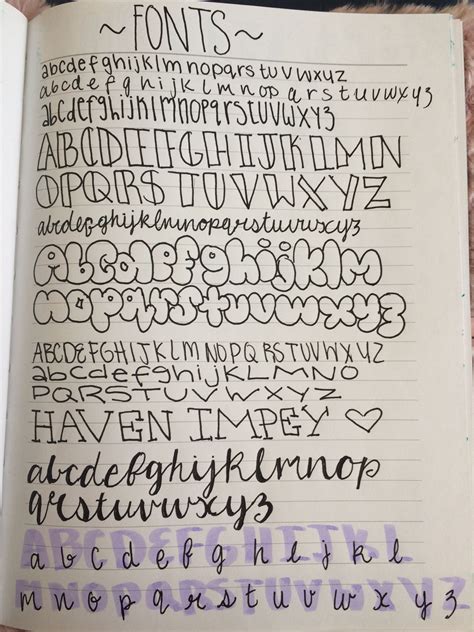 Aesthetic Cursive Handwriting Alphabet