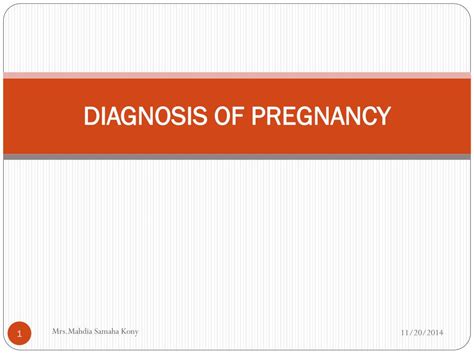 Ppt Diagnosis Of Pregnancy Powerpoint Presentation Free Download