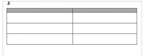 Blank Chart 2 Columns