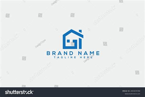 Gi G I Modern Creative Alphabet Letter Logo Icon Royalty Free Stock