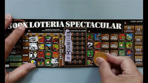 Great Win And Lucky🍀🍀🍀500x Loteria Spectacular Ultimate Texas Lottery Scratch Off Tickets