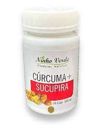 CURCUMA E SUCUPIRA CAPSULAS DE NINHO VERDE Malagueta Produtos Naturais