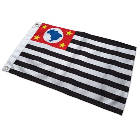 Bandeira Do Estado De São Paulo 60 X 90 Cm Escorrega O Preço