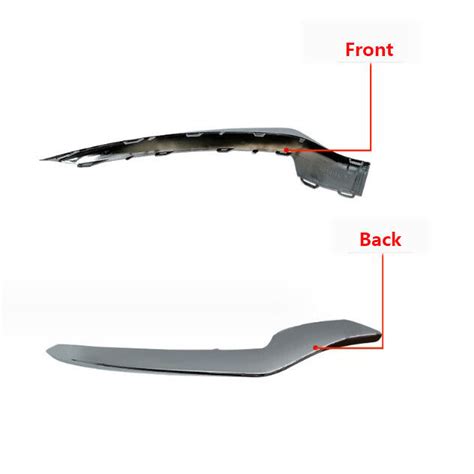 Left Right Front Bumper Moulding Trim For Mercedes W E