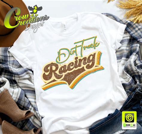 Retro Dirt Track Racing Design Sublimation Racing Png Etsy Racing