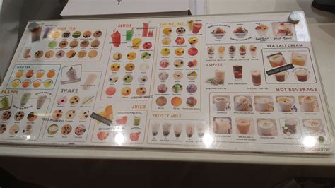 Boba Time Menu