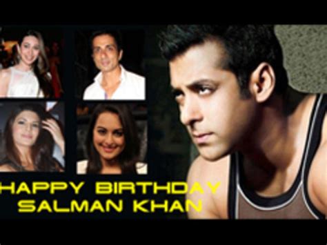 Salman Khan Birthday 2012 Bollywood Celebs Wishes Video Dailymotion