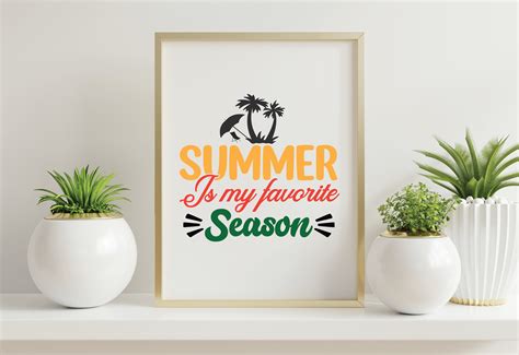 Summer Is My Favorite Season Graphic By Ranastore 432 · Creative Fabrica