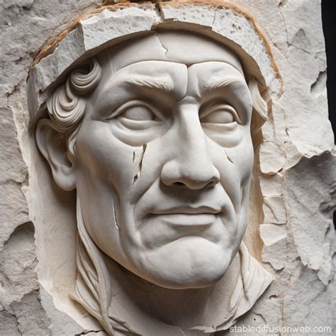 Baguette Carved In Stone Stable Diffusion Online
