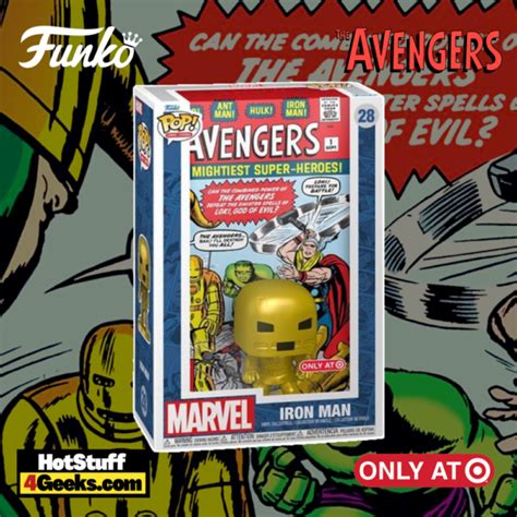 New Iron Man Avengers Funko Pop Comic Cover