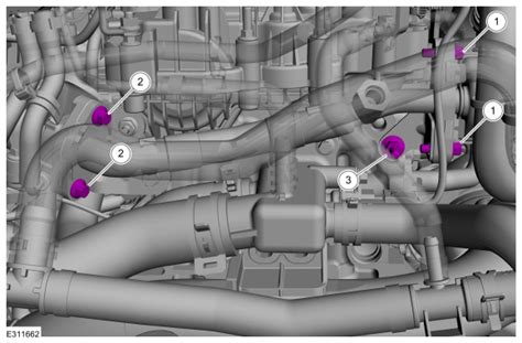 Lincoln Corsair Removal And Installation Exhaust Gas Recirculation Egr Cooler To Egr Valve