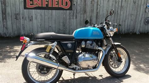 2021 Royal Enfield Continental Gt Ventura Blue Youtube