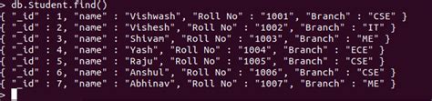 Python Mongodb Insert One Query Geeksforgeeks