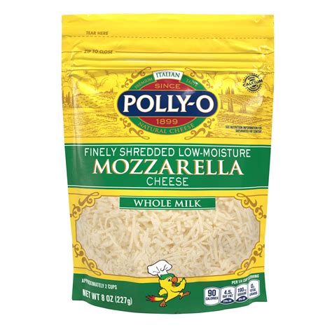 Whole Milk Mozzarella Finely Shredded Polly O