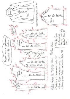 Ideias De Blazer Molde Molde De Blaser Feminino Padr Es De