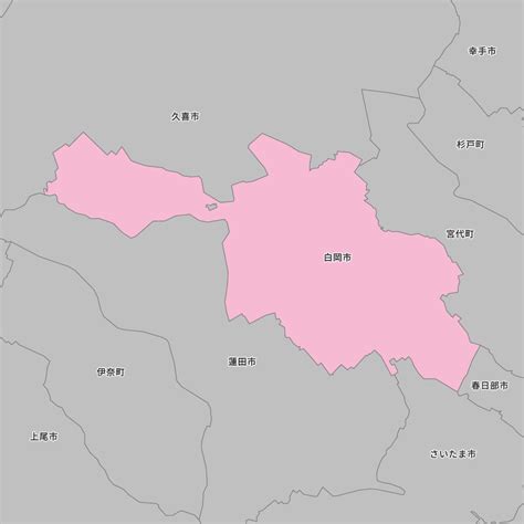 埼玉県白岡市の地図 Map It マップ・イット