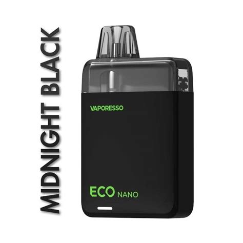 Vaporesso Eco Nano Kit Midnight Black Vapor Club Brasil