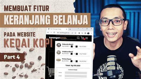 Membuat Fitur Keranjang Belanja Untuk Website Kedai Kopi Part